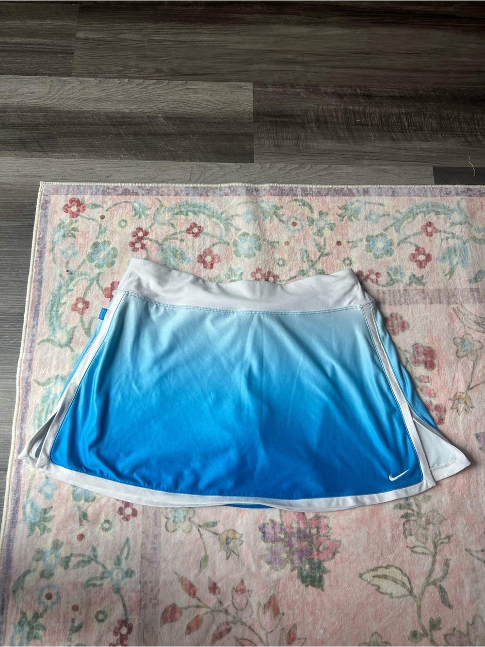 Nike Bright Blue Athletic Skort with White Waistband